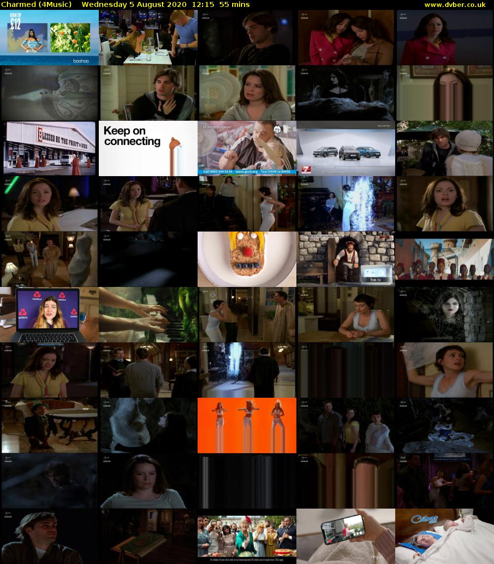 Charmed (4Music) Wednesday 5 August 2020 12:15 - 13:10