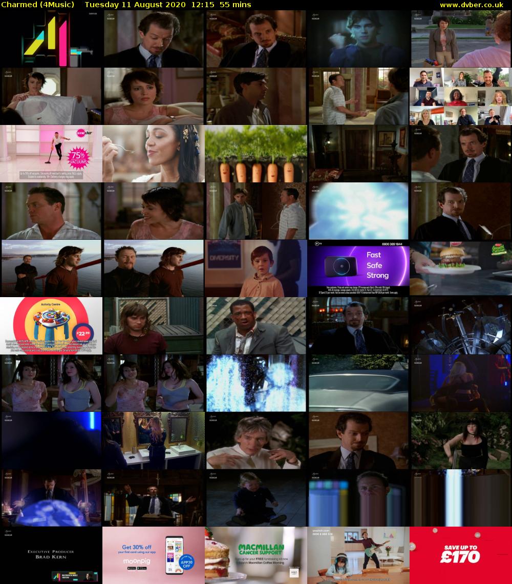 Charmed (4Music) Tuesday 11 August 2020 12:15 - 13:10