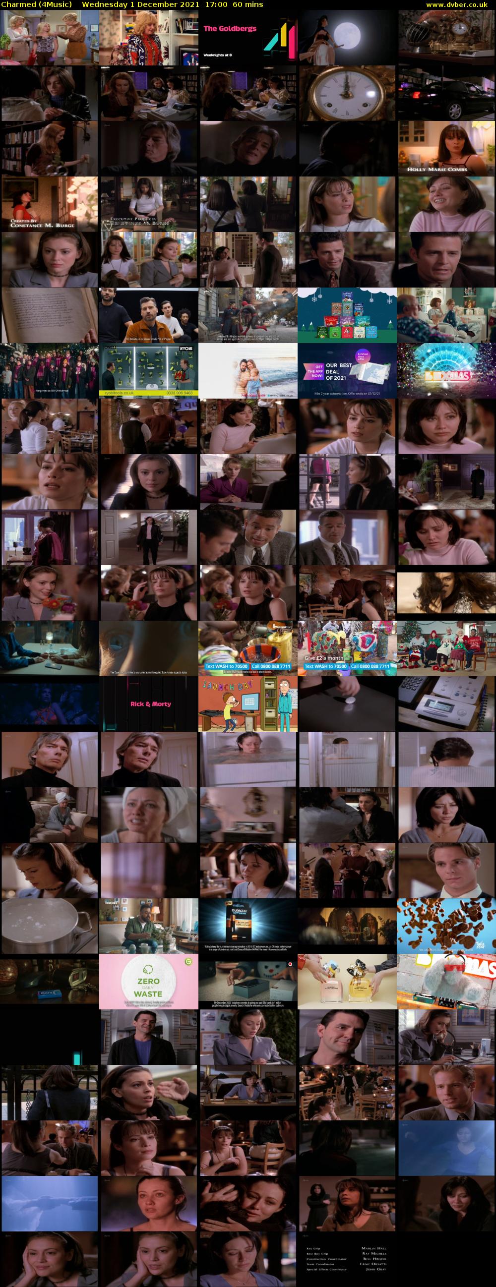 Charmed (4Music) Wednesday 1 December 2021 17:00 - 18:00