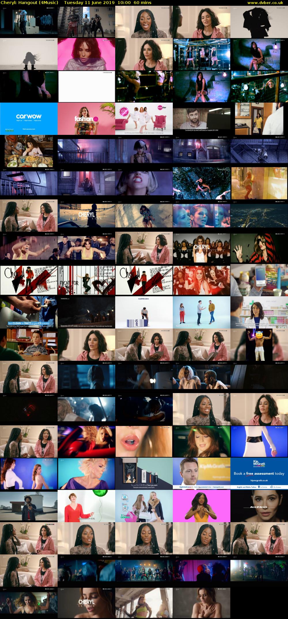 Cheryl: Hangout (4Music) Tuesday 11 June 2019 10:00 - 11:00