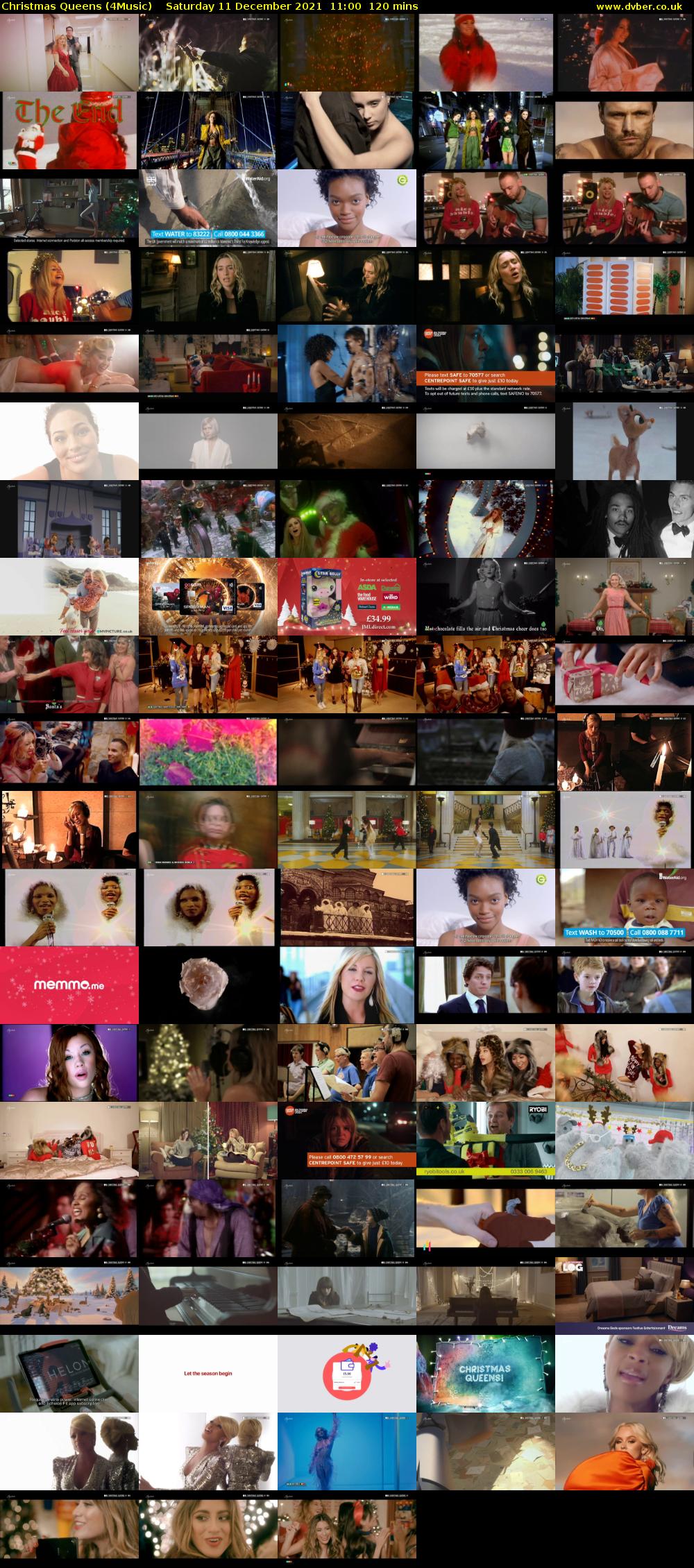 Christmas Queens (4Music) Saturday 11 December 2021 11:00 - 13:00