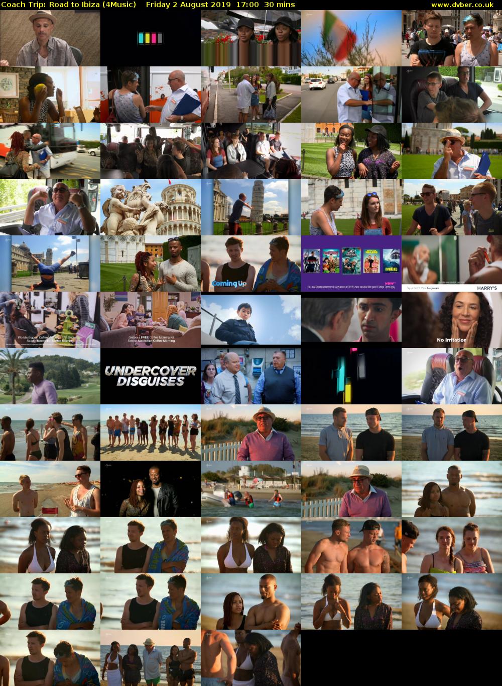 Coach Trip: Road to Ibiza (4Music) Friday 2 August 2019 17:00 - 17:30