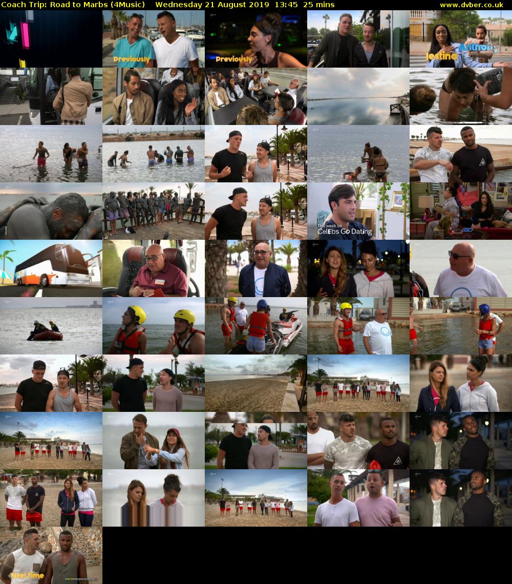 Coach Trip: Road to Marbs (4Music) Wednesday 21 August 2019 13:45 - 14:10