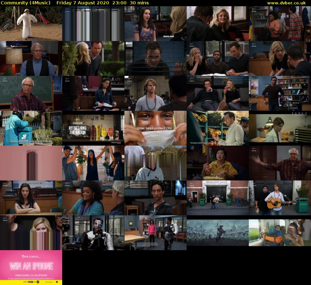 Community (4Music) Friday 7 August 2020 23:00 - 23:30