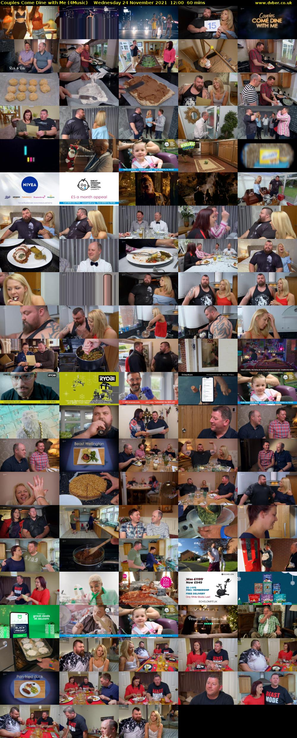 Couples Come Dine with Me (4Music) Wednesday 24 November 2021 12:00 - 13:00