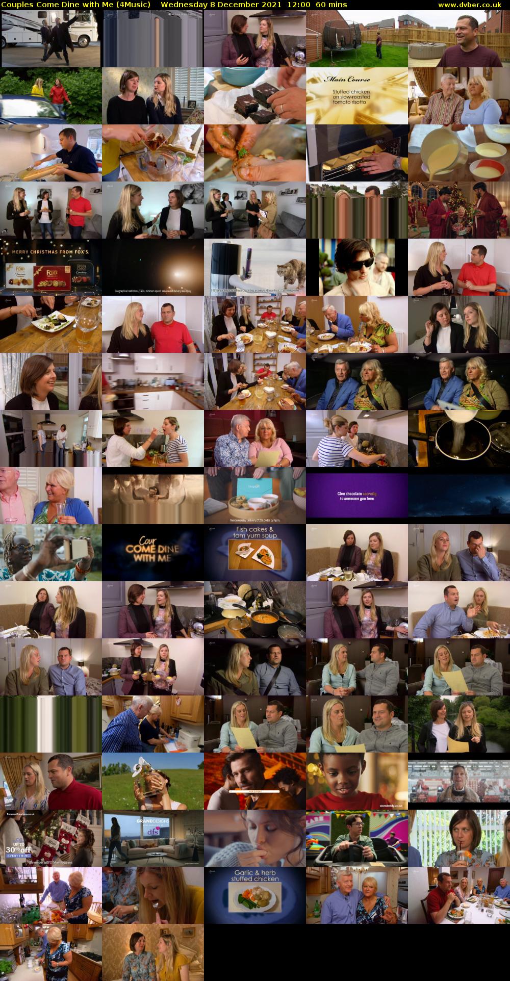 Couples Come Dine with Me (4Music) Wednesday 8 December 2021 12:00 - 13:00
