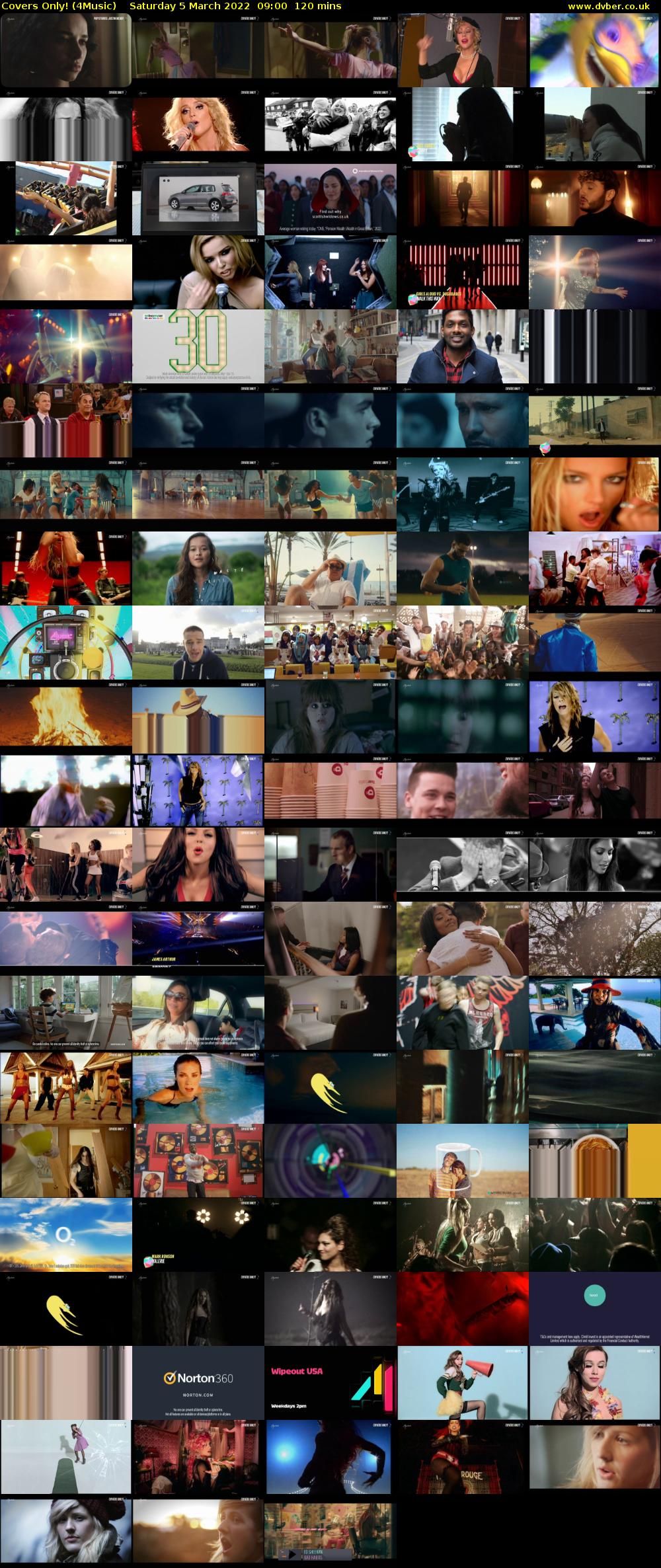 Covers Only! (4Music) Saturday 5 March 2022 09:00 - 11:00