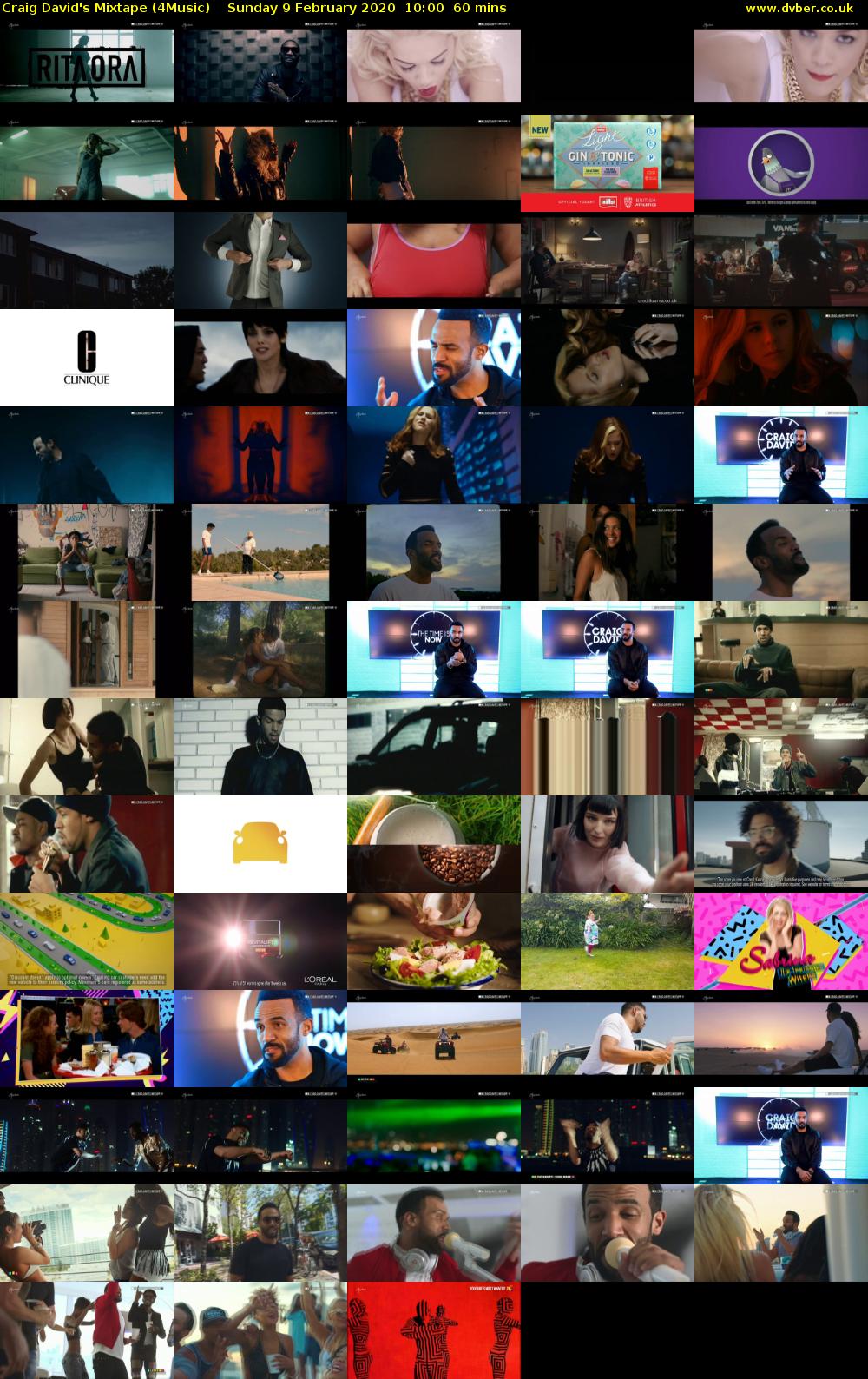 Craig David's Mixtape (4Music) Sunday 9 February 2020 10:00 - 11:00