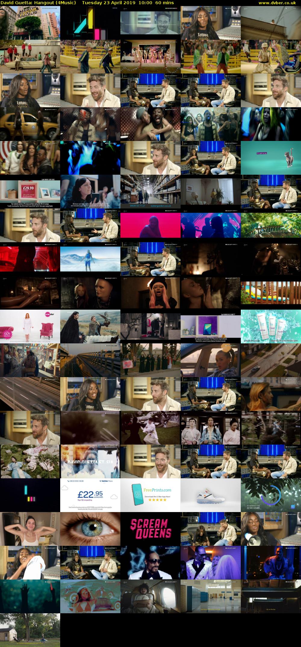David Guetta: Hangout (4Music) Tuesday 23 April 2019 10:00 - 11:00