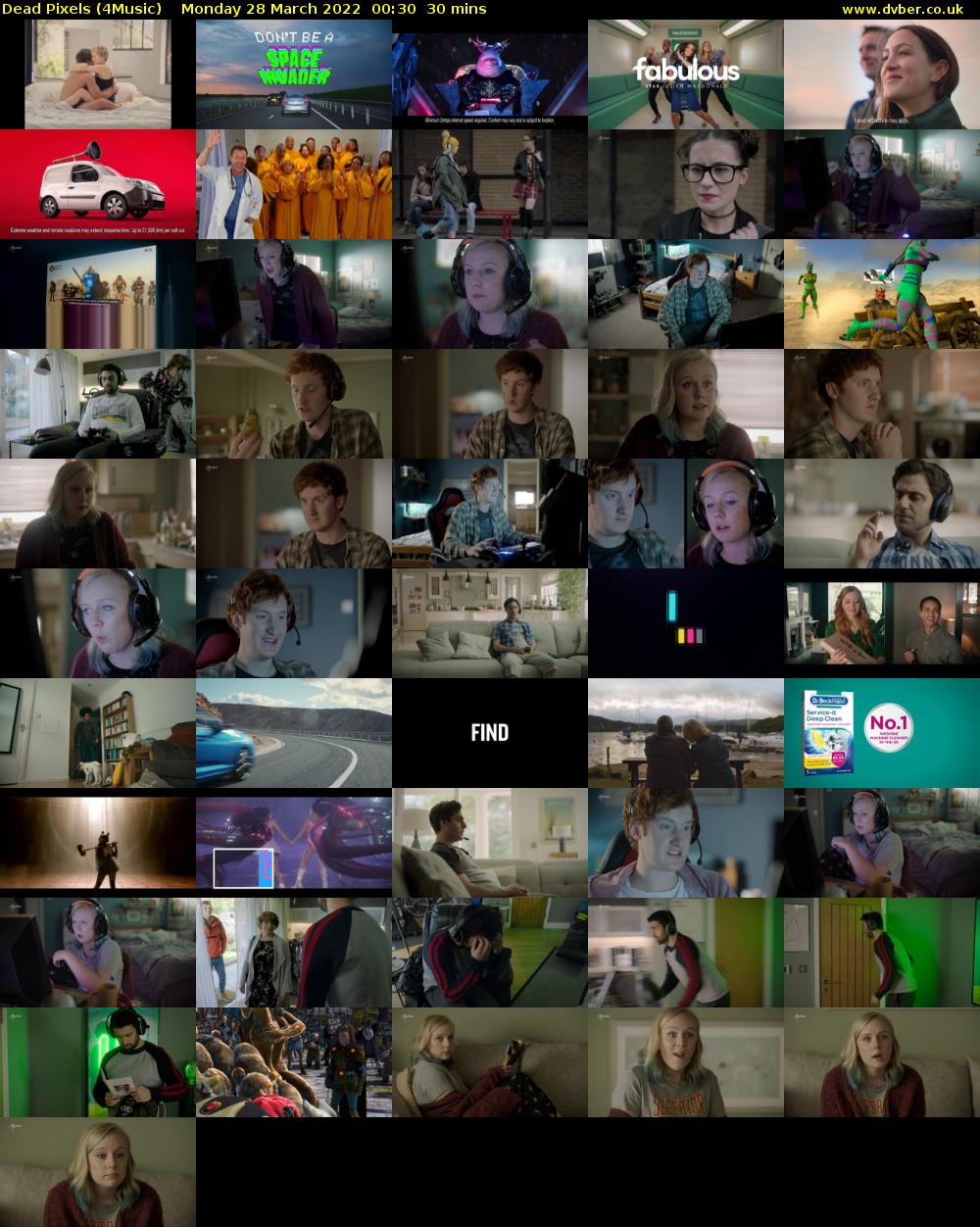 Dead Pixels (4Music) Monday 28 March 2022 00:30 - 01:00