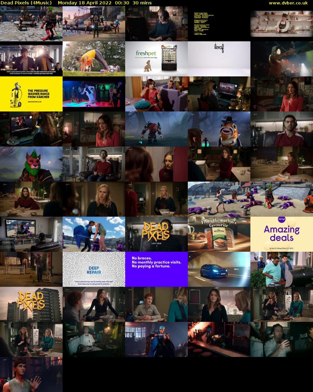 Dead Pixels (4Music) Monday 18 April 2022 00:30 - 01:00