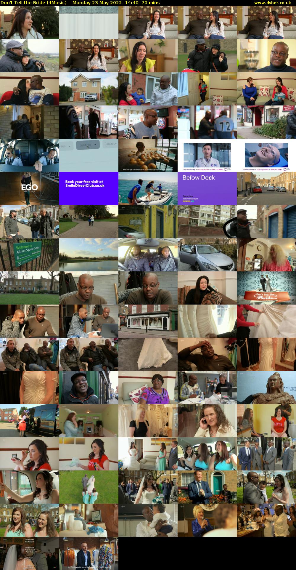 Don't Tell the Bride (4Music) Monday 23 May 2022 14:40 - 15:50