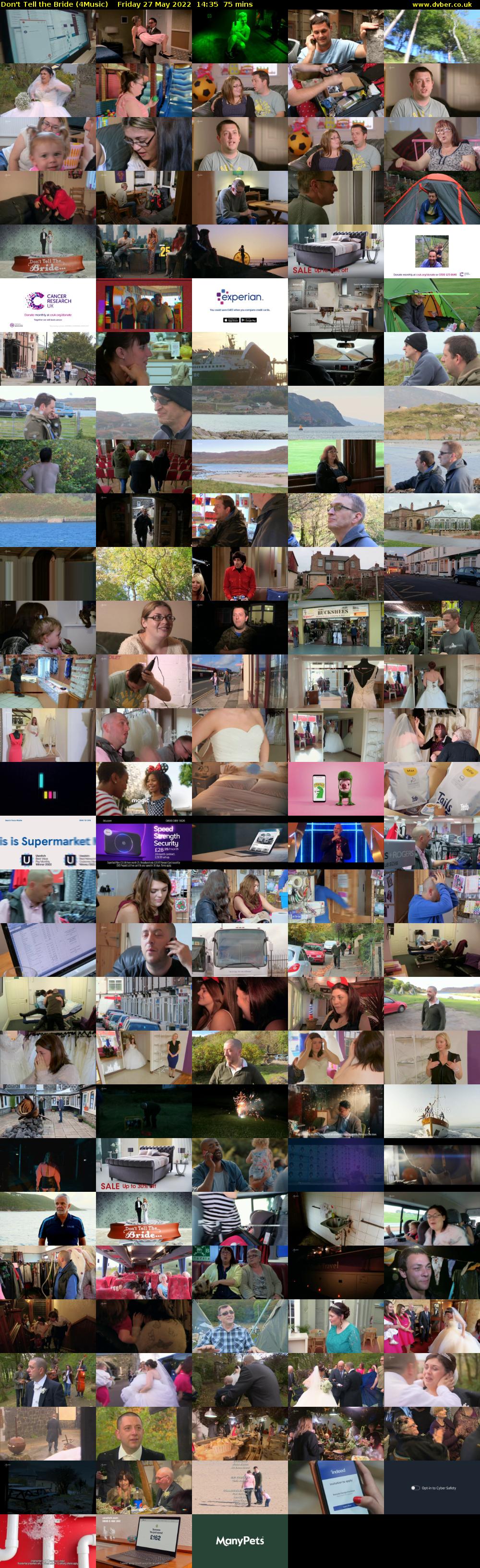 Don't Tell the Bride (4Music) Friday 27 May 2022 14:35 - 15:50