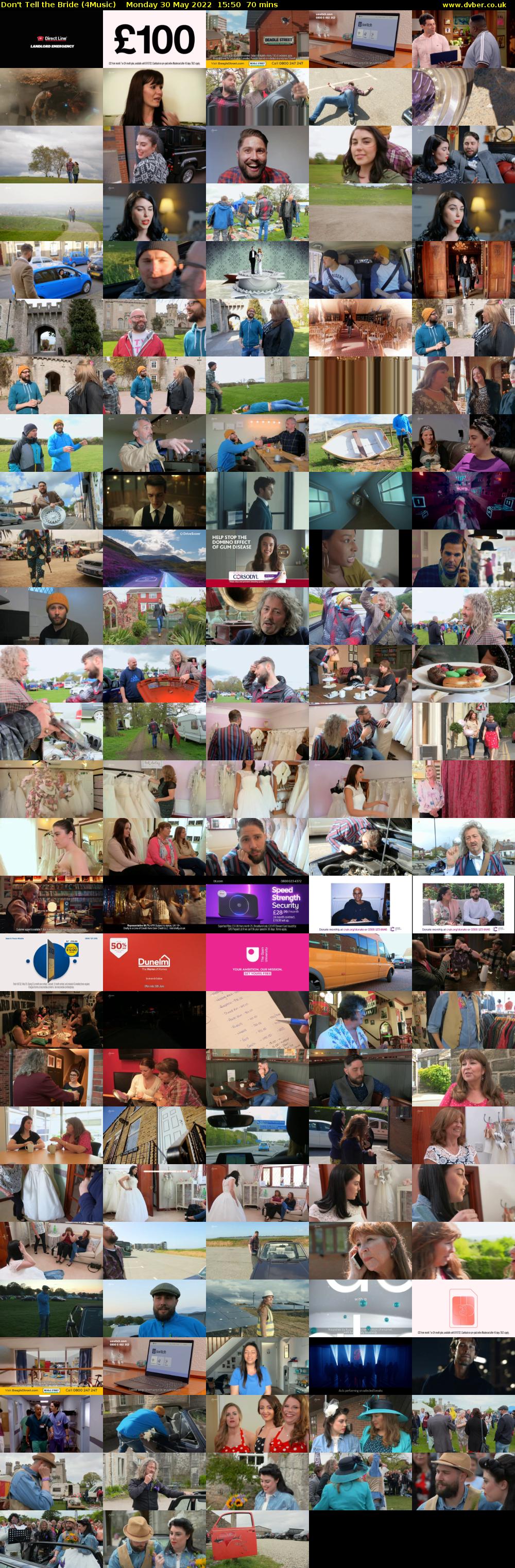 Don't Tell the Bride (4Music) Monday 30 May 2022 15:50 - 17:00