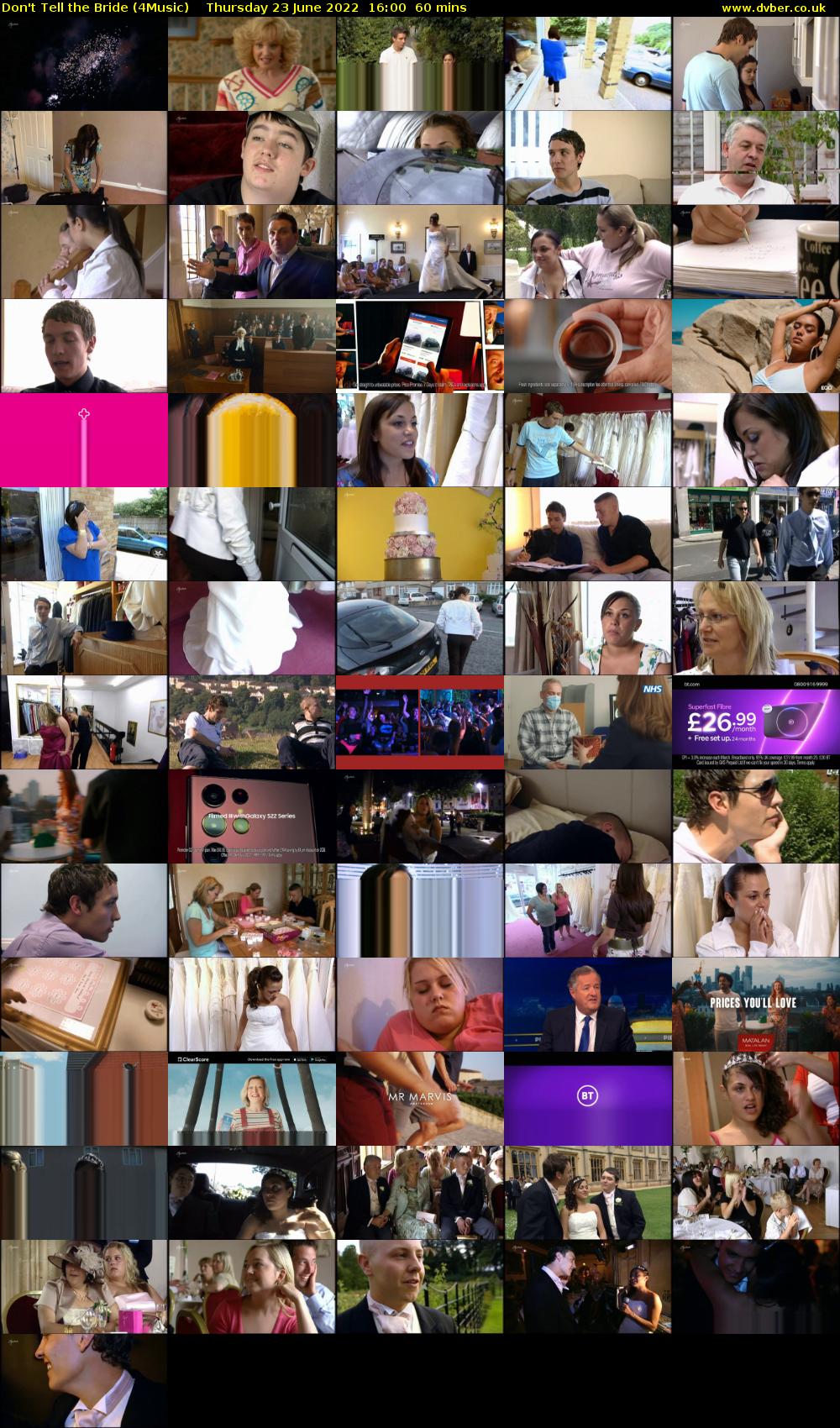 Don't Tell the Bride (4Music) Thursday 23 June 2022 16:00 - 17:00
