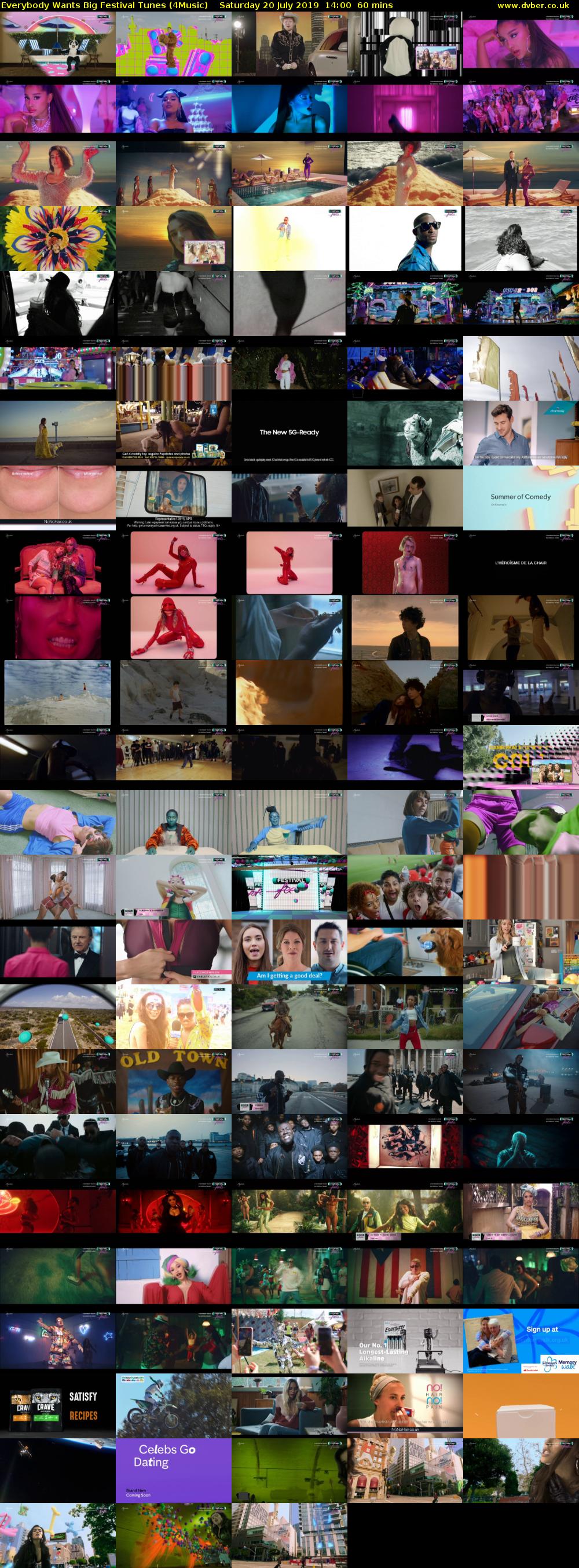 Everybody Wants Big Festival Tunes (4Music) Saturday 20 July 2019 14:00 - 15:00