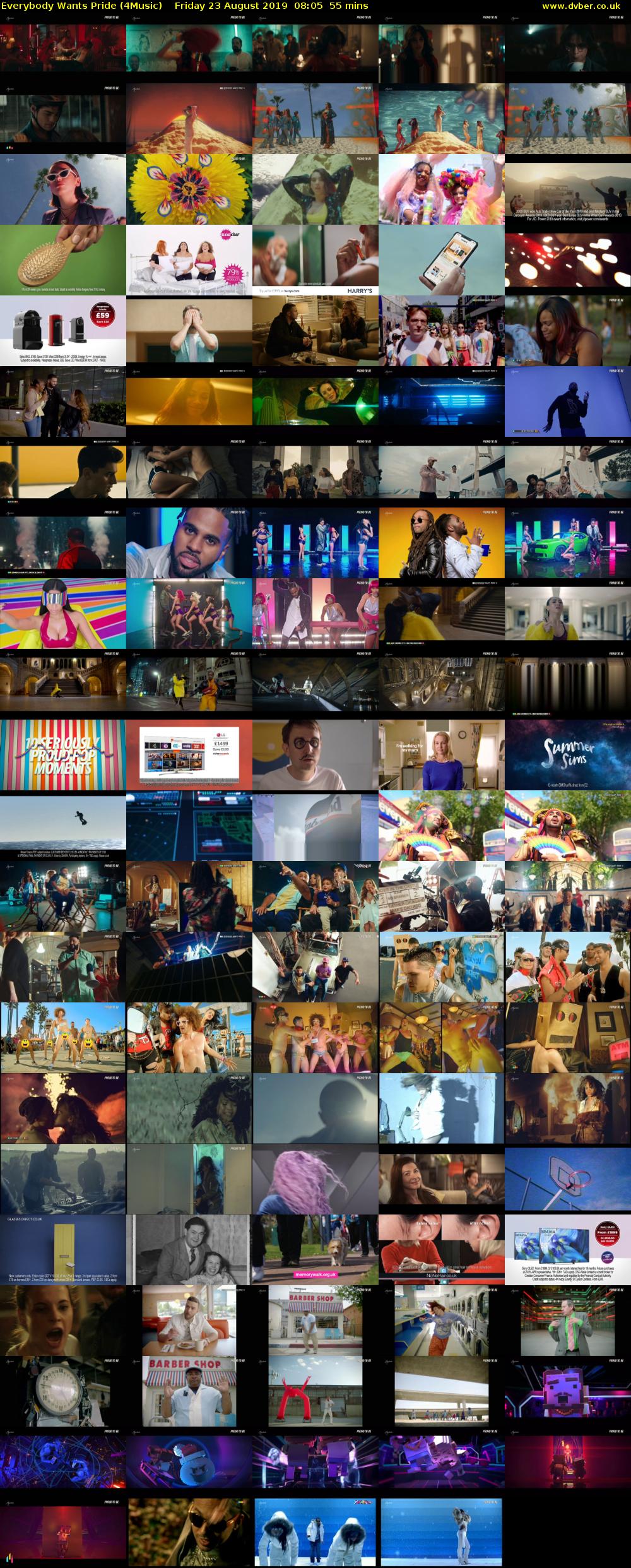 Everybody Wants Pride (4Music) Friday 23 August 2019 08:05 - 09:00