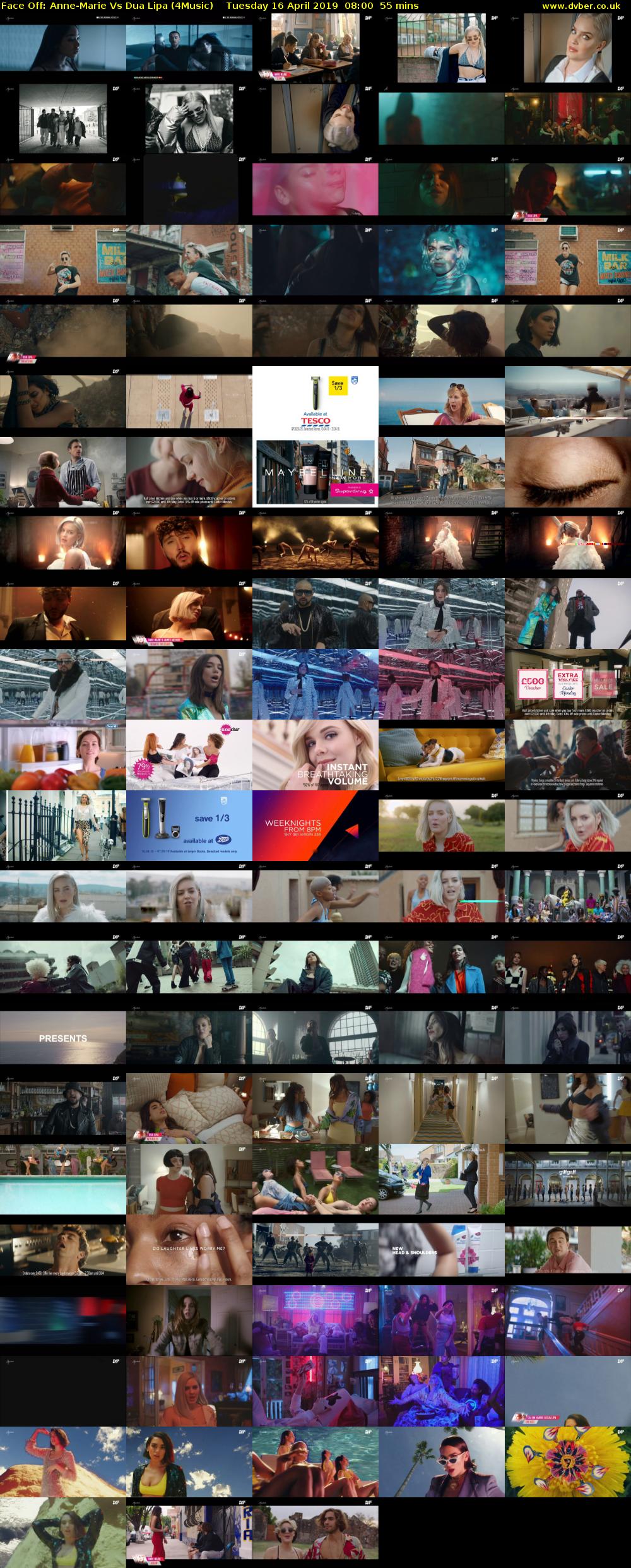 Face Off: Anne-Marie Vs Dua Lipa (4Music) Tuesday 16 April 2019 08:00 - 08:55