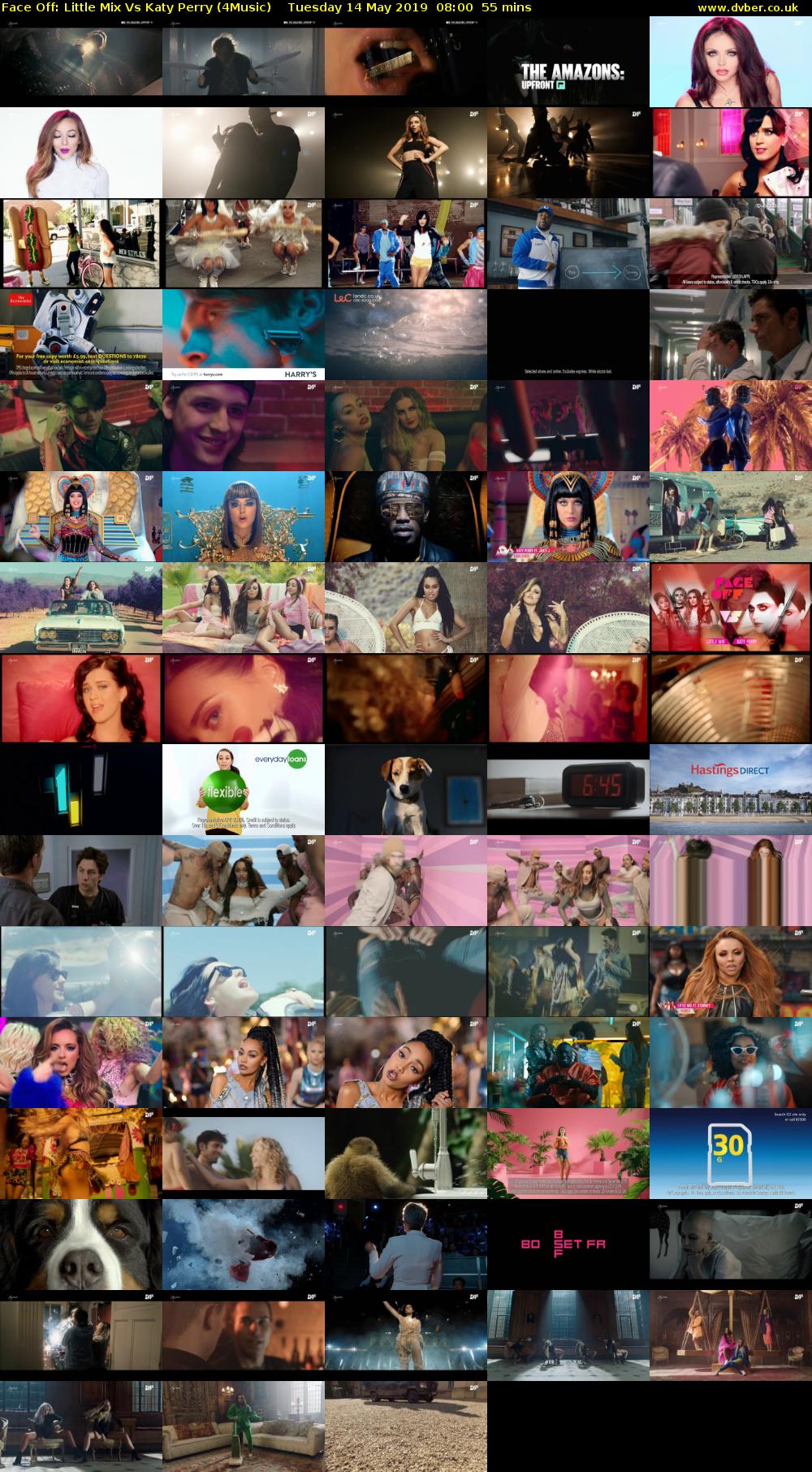 Face Off: Little Mix Vs Katy Perry (4Music) Tuesday 14 May 2019 08:00 - 08:55