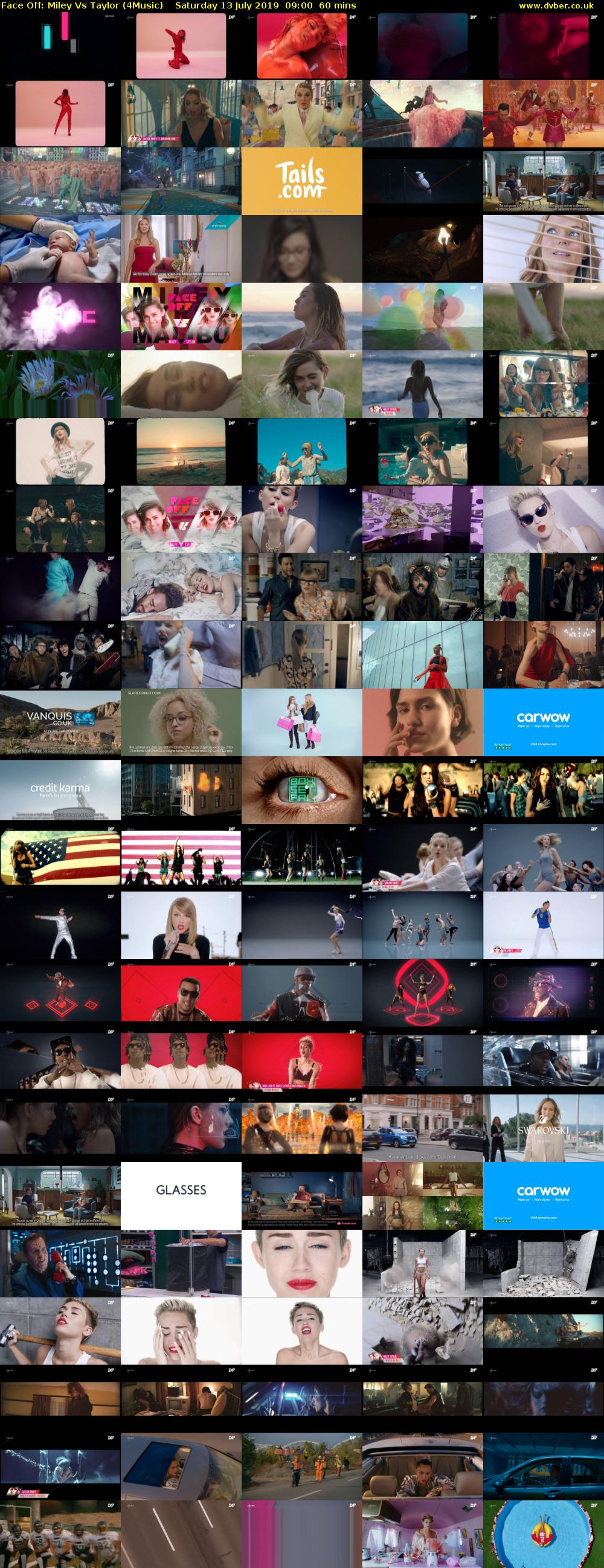 Face Off: Miley Vs Taylor (4Music) Saturday 13 July 2019 09:00 - 10:00