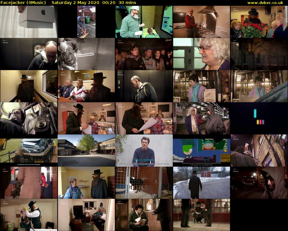 Facejacker (4Music) Saturday 2 May 2020 00:20 - 00:50
