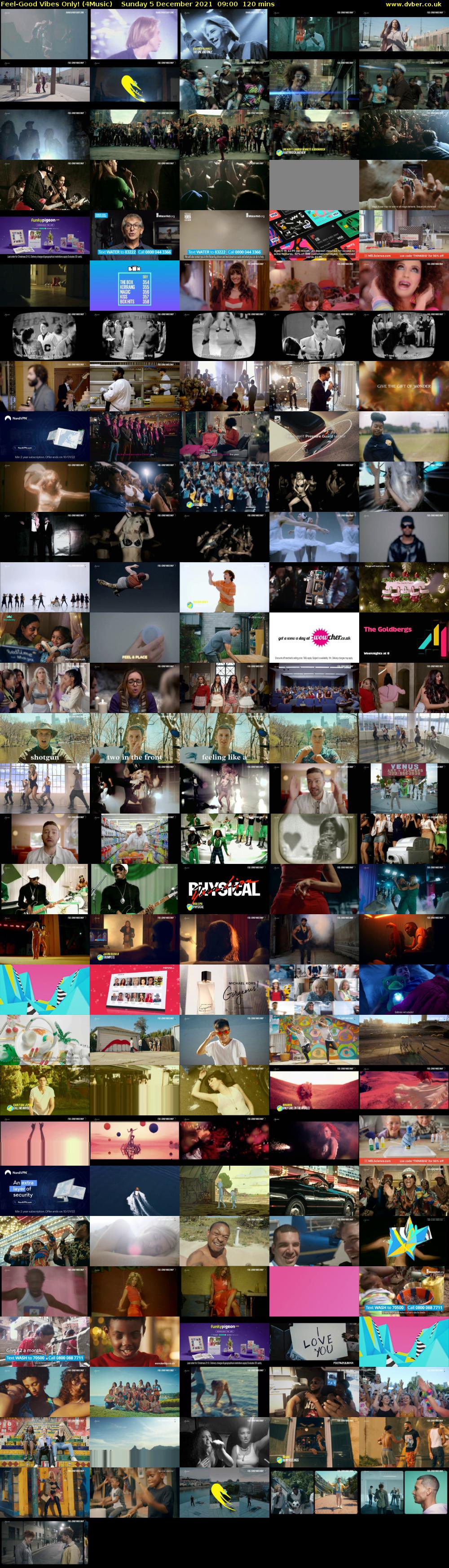 Feel-Good Vibes Only! (4Music) Sunday 5 December 2021 09:00 - 11:00