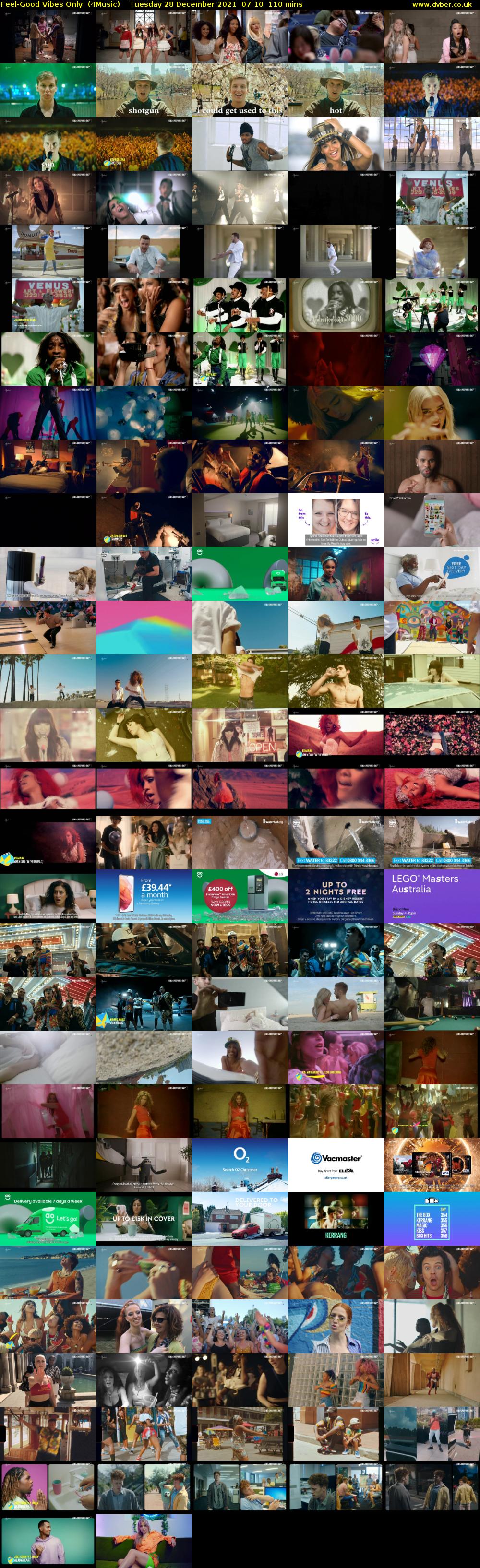 Feel-Good Vibes Only! (4Music) Tuesday 28 December 2021 07:10 - 09:00