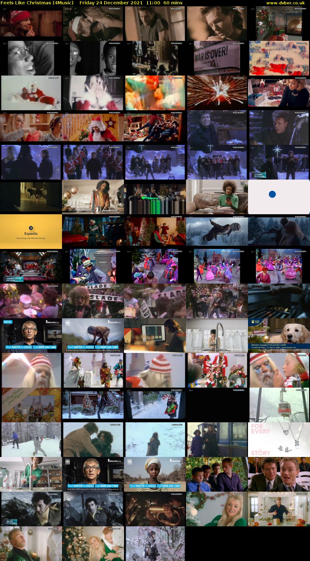 Feels Like Christmas (4Music) Friday 24 December 2021 11:00 - 12:00
