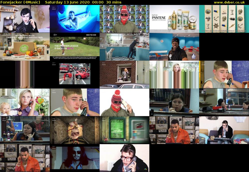 Fonejacker (4Music) Saturday 13 June 2020 00:00 - 00:30