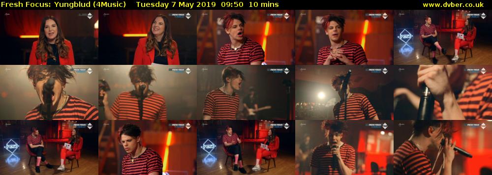 Fresh Focus: Yungblud (4Music) Tuesday 7 May 2019 09:50 - 10:00