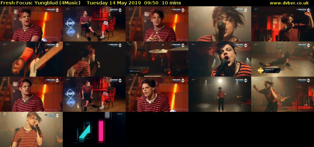 Fresh Focus: Yungblud (4Music) Tuesday 14 May 2019 09:50 - 10:00