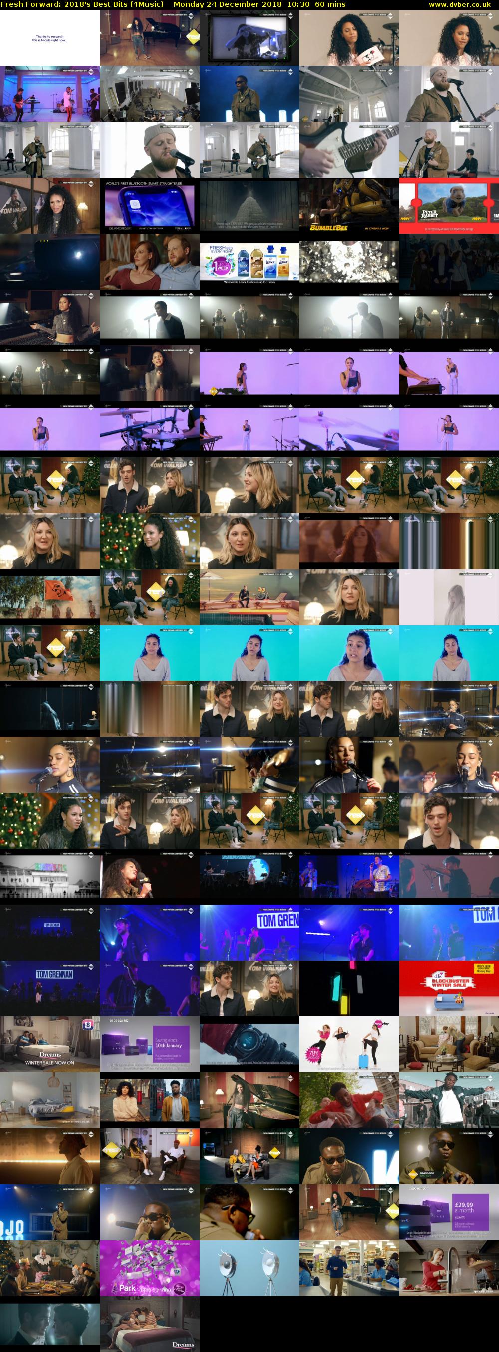 Fresh Forward: 2018's Best Bits (4Music) Monday 24 December 2018 10:30 - 11:30