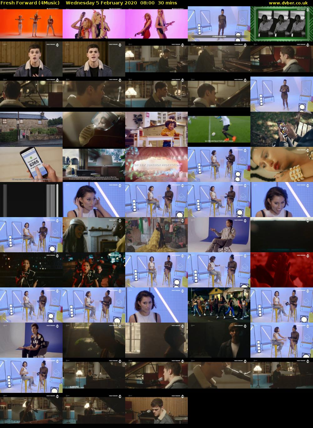 Fresh Forward (4Music) Wednesday 5 February 2020 08:00 - 08:30