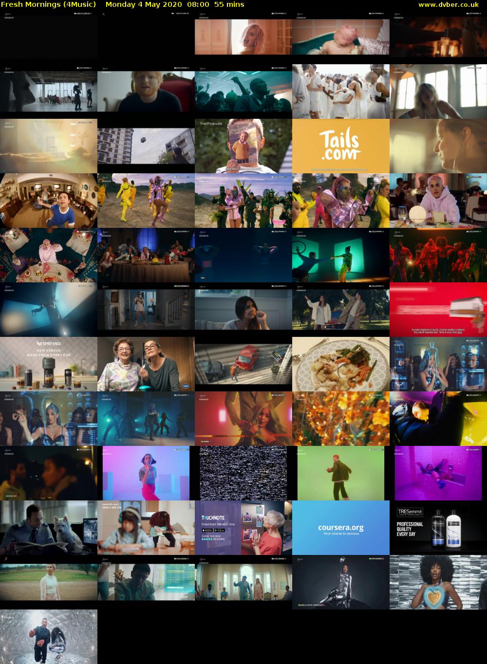 Fresh Mornings (4Music) Monday 4 May 2020 08:00 - 08:55