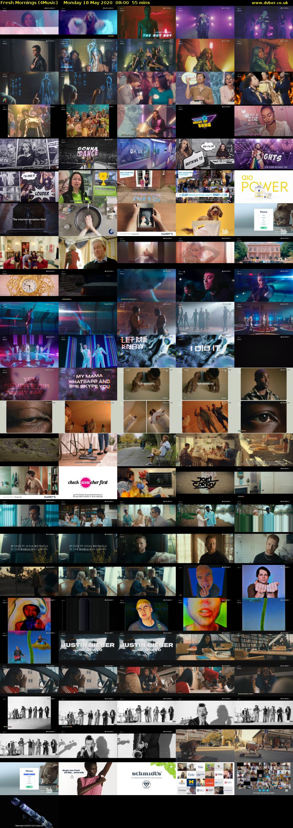 Fresh Mornings (4Music) Monday 18 May 2020 08:00 - 08:55