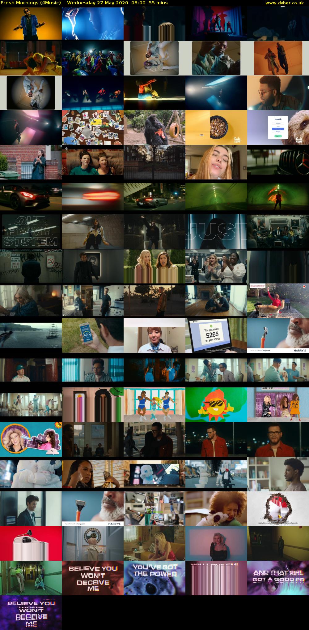 Fresh Mornings (4Music) Wednesday 27 May 2020 08:00 - 08:55