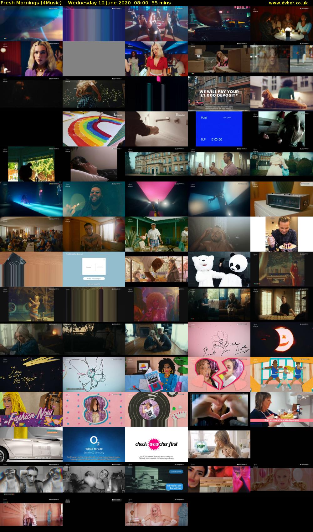 Fresh Mornings (4Music) Wednesday 10 June 2020 08:00 - 08:55