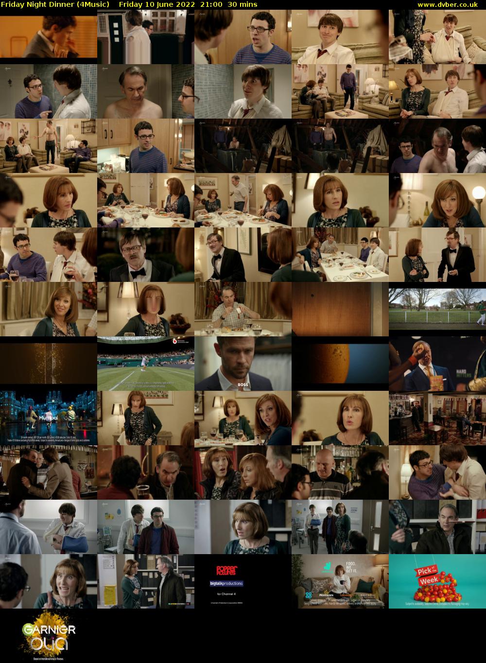 Friday Night Dinner (4Music) Friday 10 June 2022 21:00 - 21:30