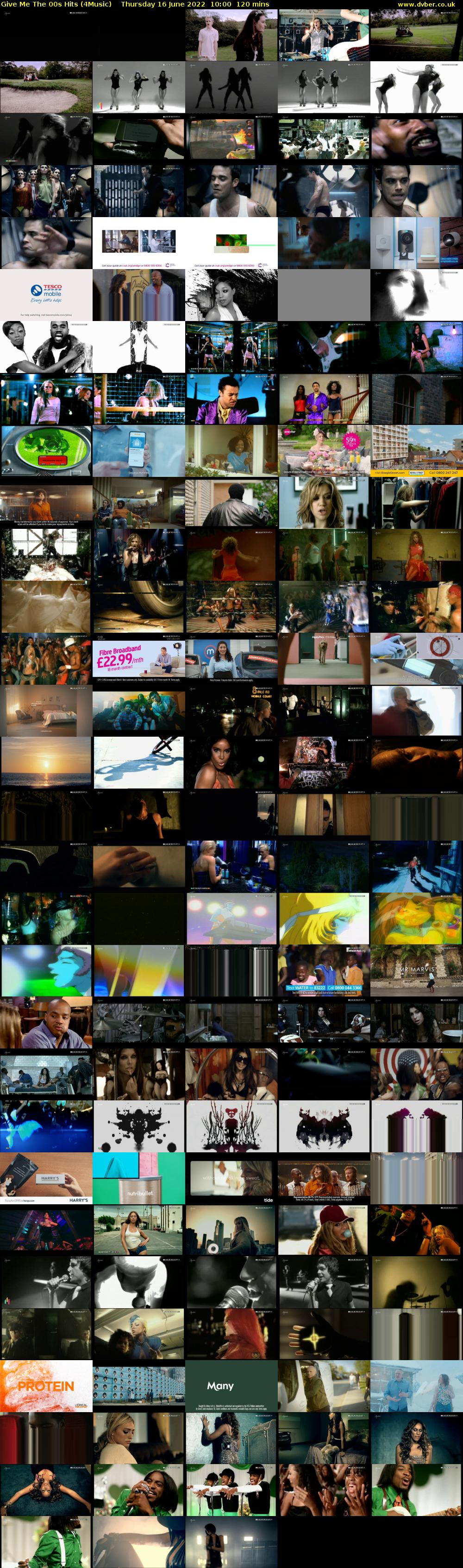 Give Me The 00s Hits (4Music) Thursday 16 June 2022 10:00 - 12:00