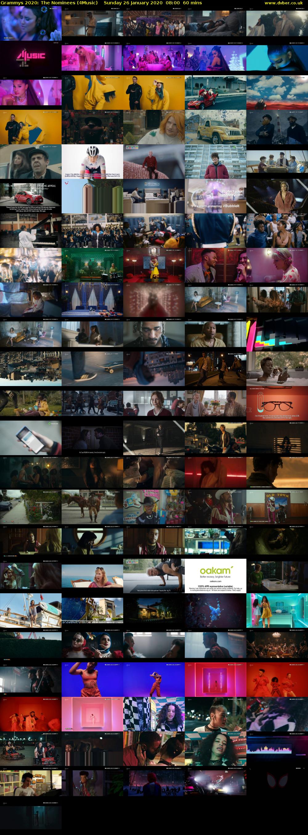 Grammys 2020: The Nominees (4Music) Sunday 26 January 2020 08:00 - 09:00
