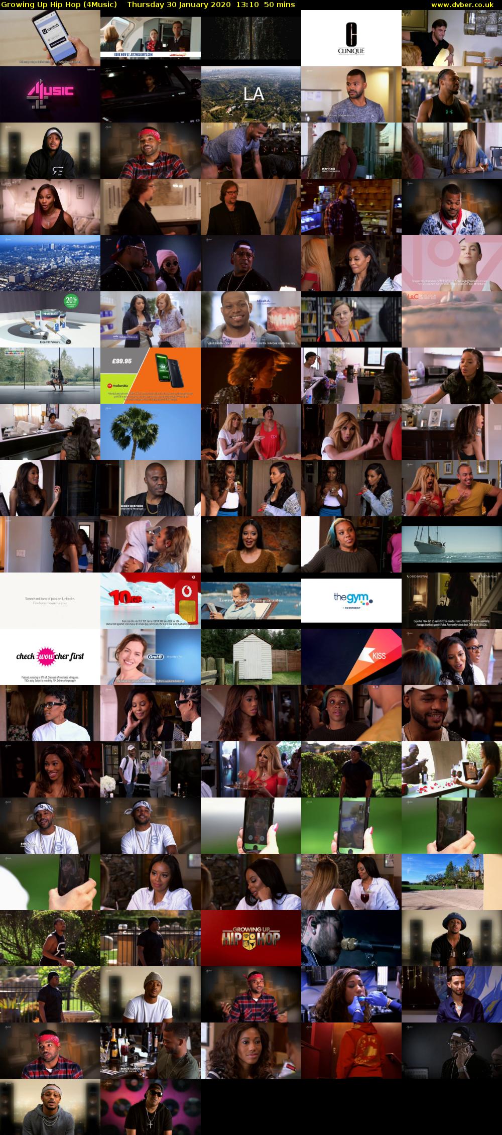 Growing Up Hip Hop (4Music) Thursday 30 January 2020 13:10 - 14:00
