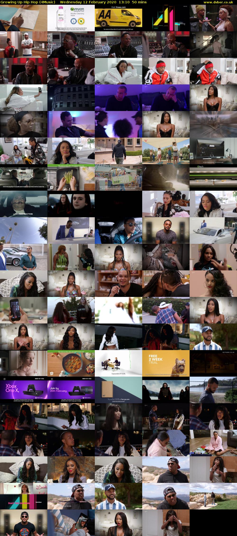 Growing Up Hip Hop (4Music) Wednesday 12 February 2020 13:10 - 14:00