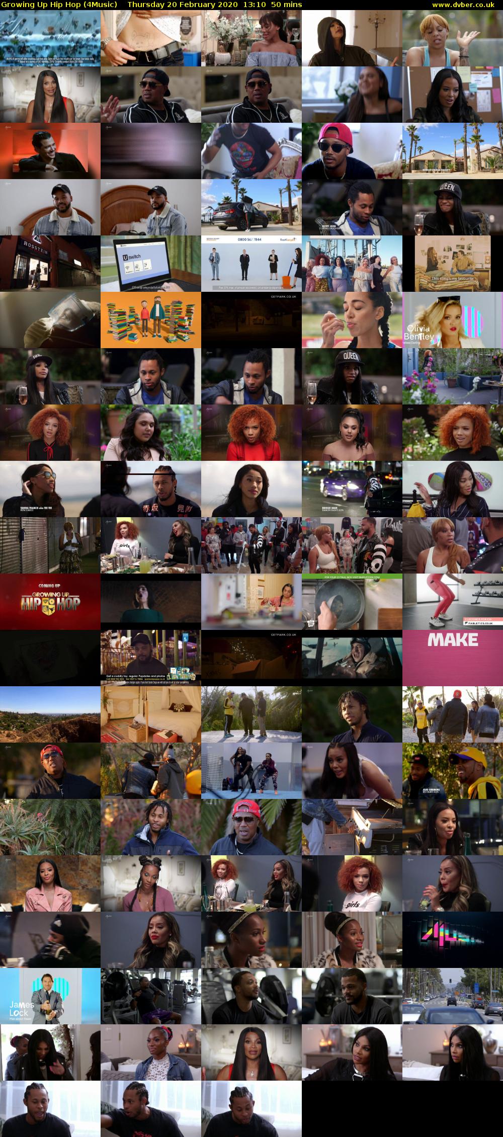 Growing Up Hip Hop (4Music) Thursday 20 February 2020 13:10 - 14:00