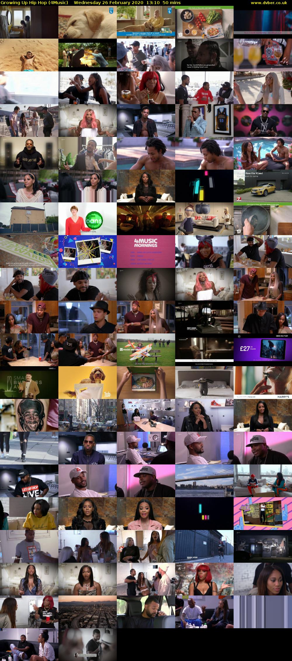 Growing Up Hip Hop (4Music) Wednesday 26 February 2020 13:10 - 14:00