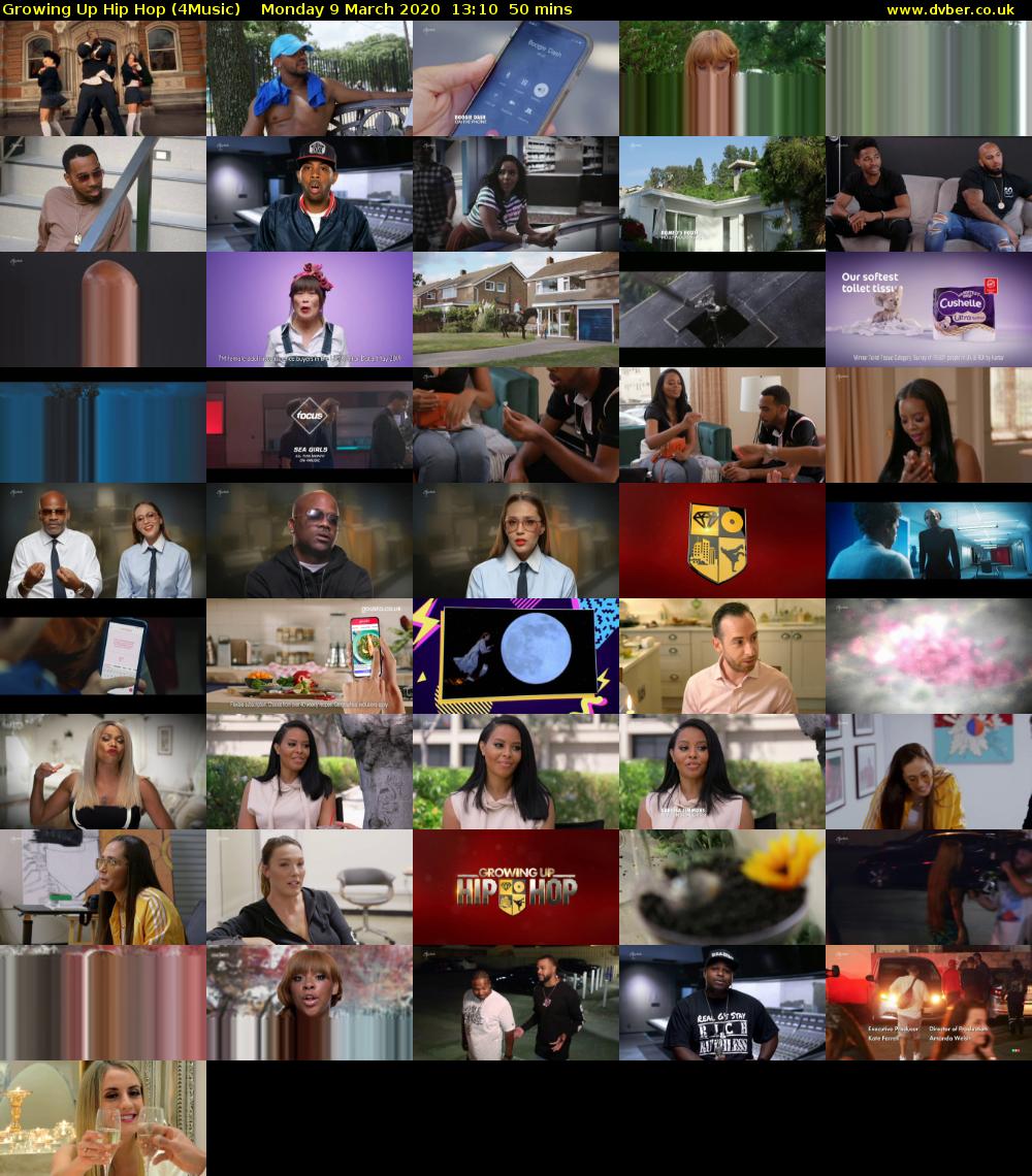 Growing Up Hip Hop (4Music) Monday 9 March 2020 13:10 - 14:00
