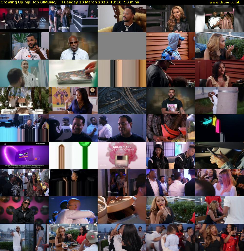 Growing Up Hip Hop (4Music) Tuesday 10 March 2020 13:10 - 14:00