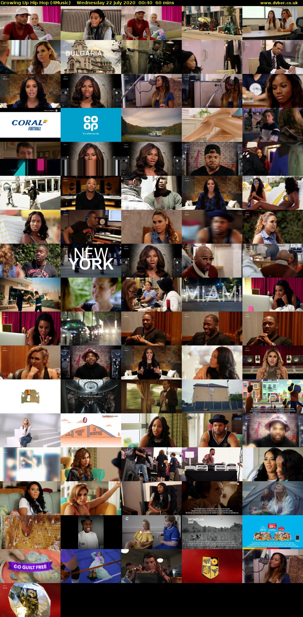 Growing Up Hip Hop (4Music) Wednesday 22 July 2020 00:40 - 01:40
