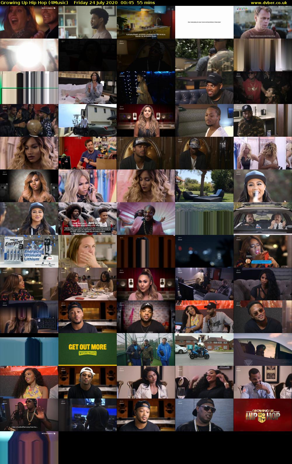 Growing Up Hip Hop (4Music) Friday 24 July 2020 00:45 - 01:40