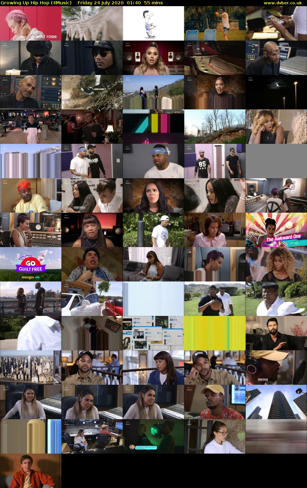 Growing Up Hip Hop (4Music) Friday 24 July 2020 01:40 - 02:35