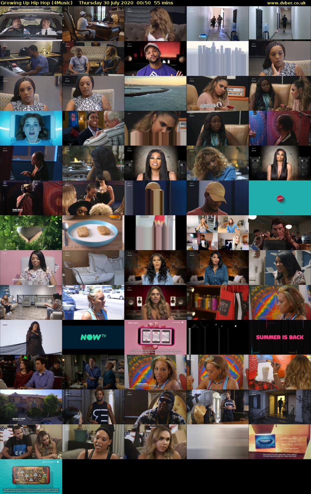 Growing Up Hip Hop (4Music) Thursday 30 July 2020 00:50 - 01:45